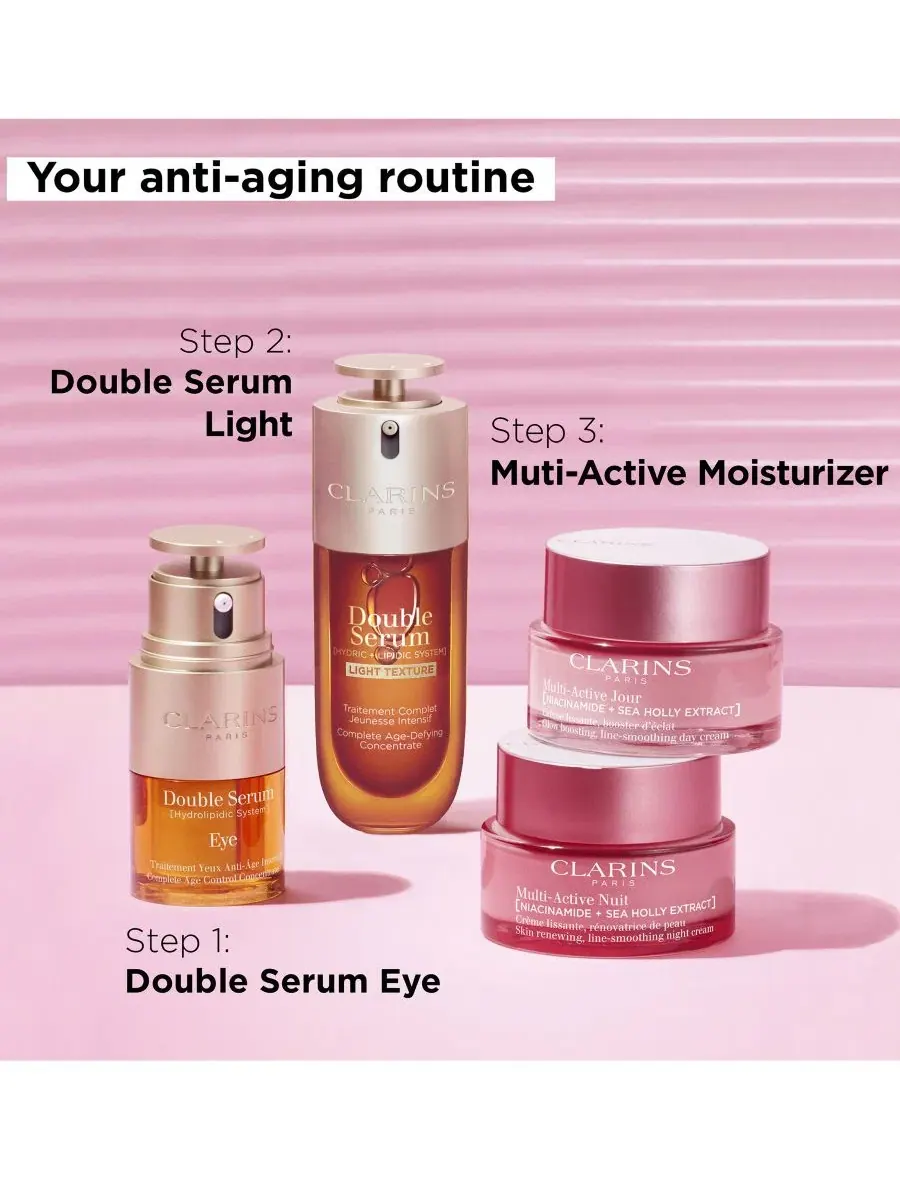 Сыворотка Clarins — Многофункциональный дневной увлажняющий с SPF 15 для сужения пор и придания — изображение 10 из 11