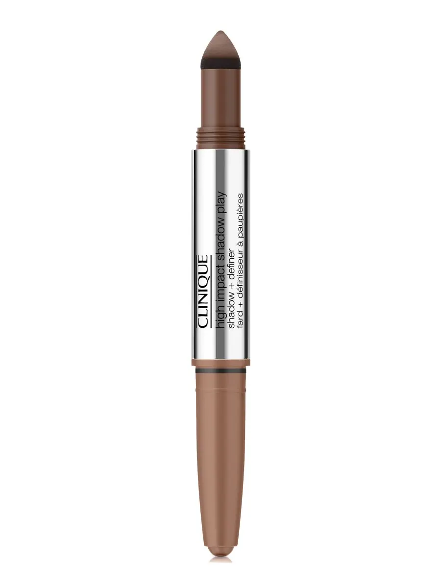 Тени для век High Impact Shadow Play Shadow + Definer, 0,14 унции Clinique, цвет double latte