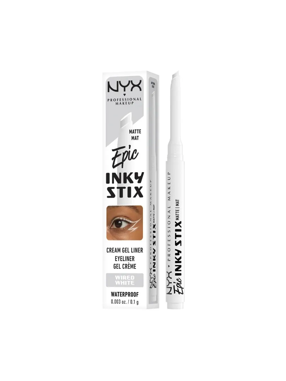 Кремово-гелевая водостойкая подводка для глаз Nyx Professional Makeup Epic Inky Stix — изображение 1 из 3