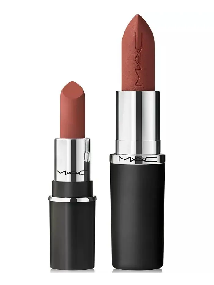 Мини-помада MACximal Silky Matte Lipstick, 0,03 унции, цвет Ruby Woo — изображение 7 из 8