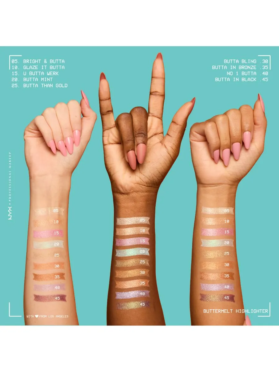 Пудра-хайлайтер «Арбузный цвет», 0,17 унции NYX Professional Makeup — изображение 6 из 10