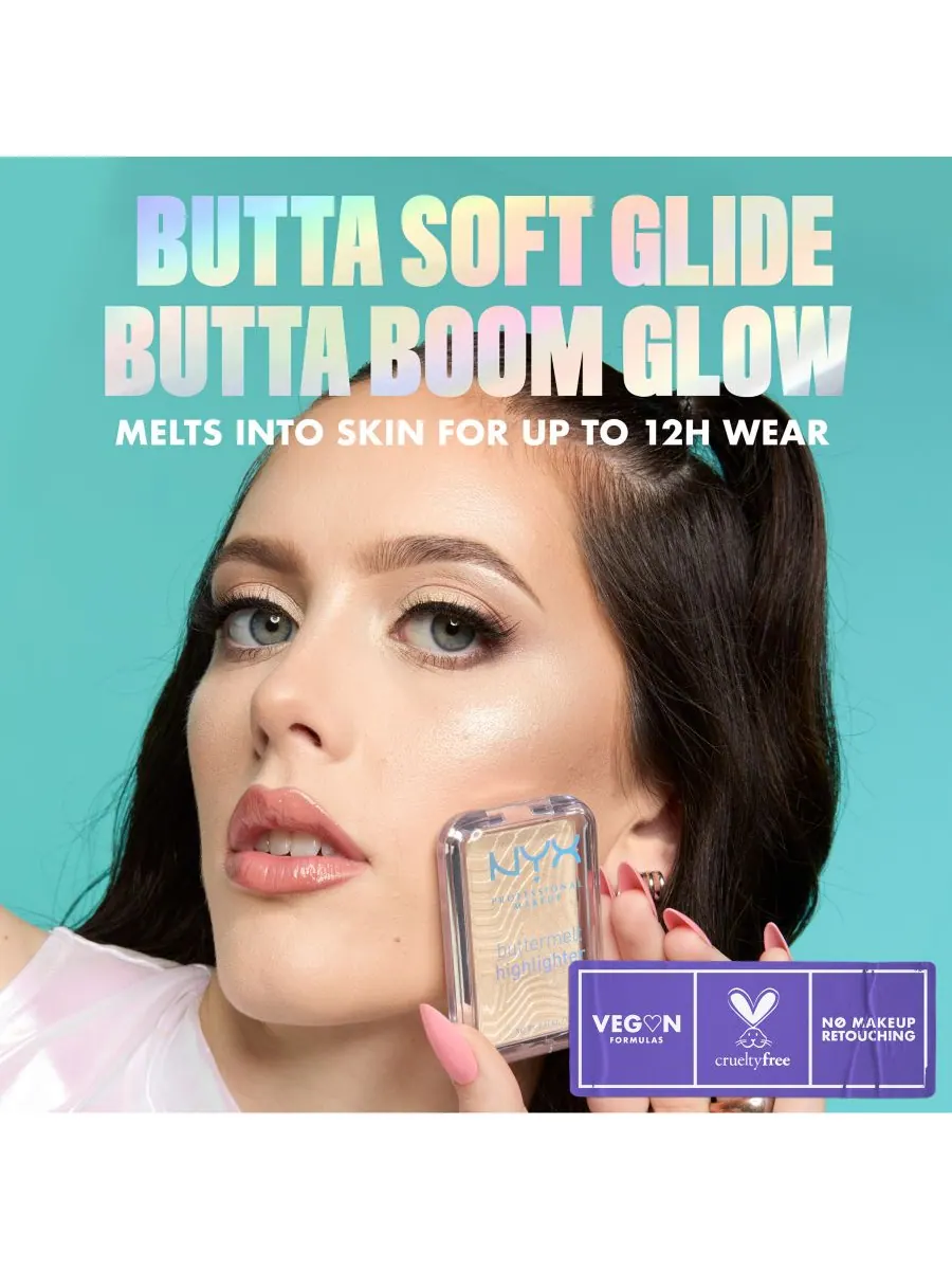 Пудра-хайлайтер «Арбузный цвет», 0,17 унции NYX Professional Makeup, цвет butta in bronze — изображение 4 из 10