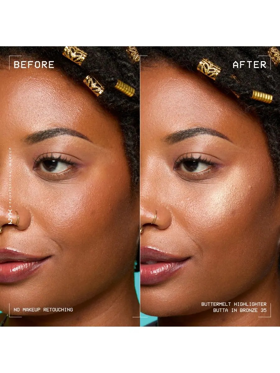 Пудра-хайлайтер «Арбузный цвет», 0,17 унции NYX Professional Makeup, цвет butta in bronze — изображение 7 из 10