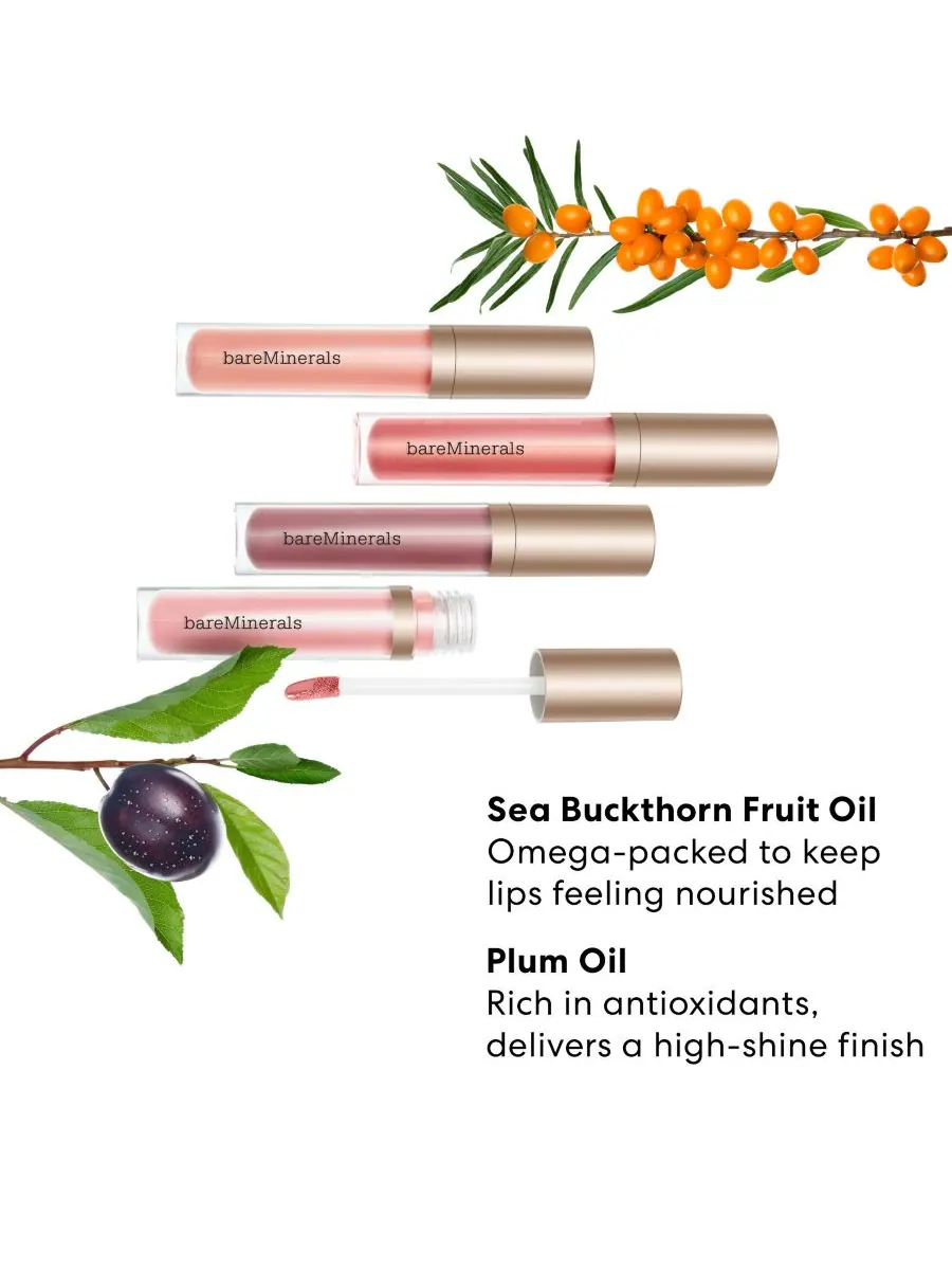 Блеск-бальзам для губ, 0,13 унции BareMinerals, цвет ingenuity — изображение 4 из 6
