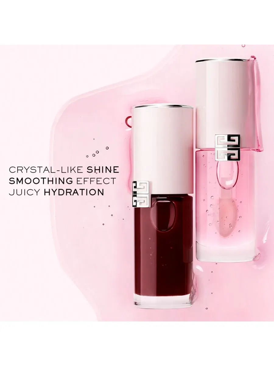 Масло для губ с высоким блеском, 7 мл, Perfecto Hydrating High-Shine Givenchy, N06 Crystal Cherry — изображение 5 из 9