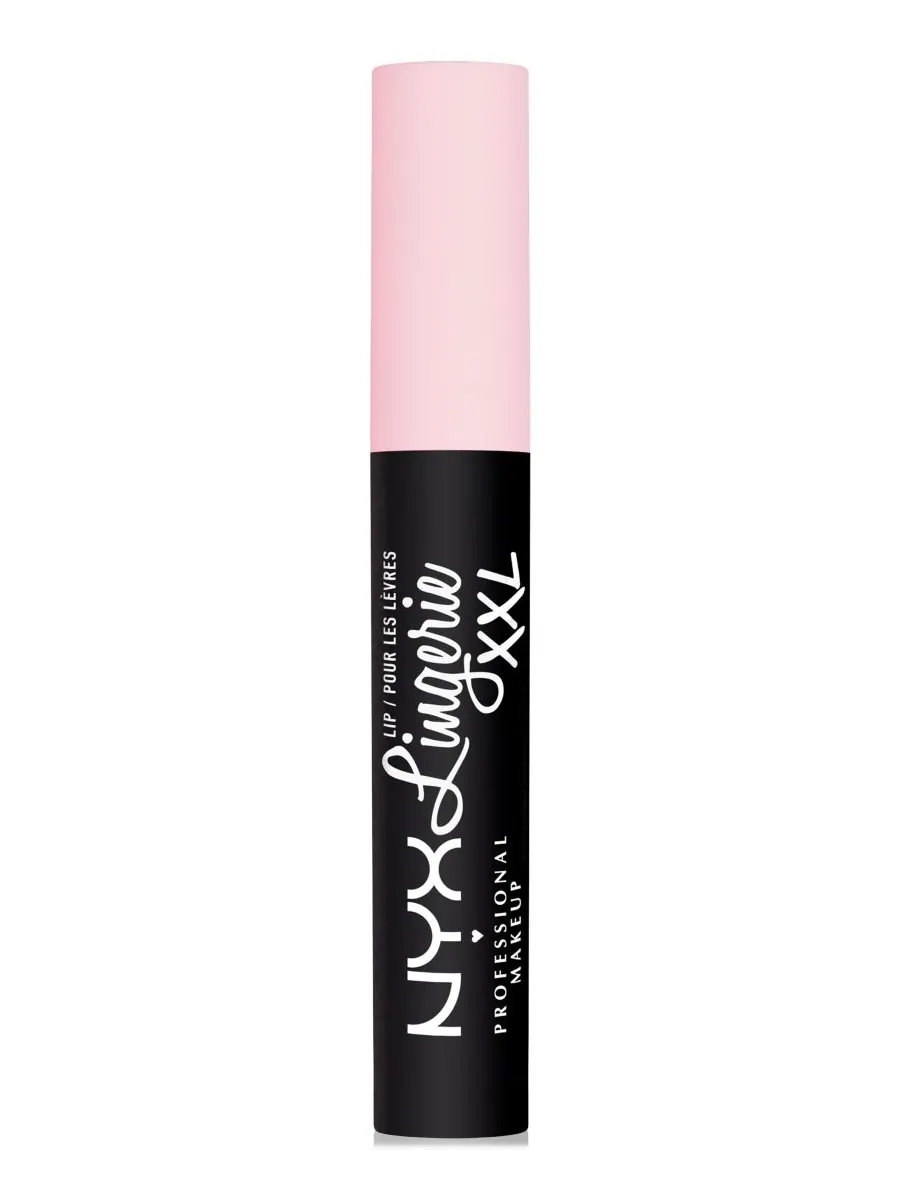 Матовая жидкая помада NYX Professional Makeup Lip Lingerie XXL Long-Lasting, naughty noir, 4 мл — изображение 3 из 3