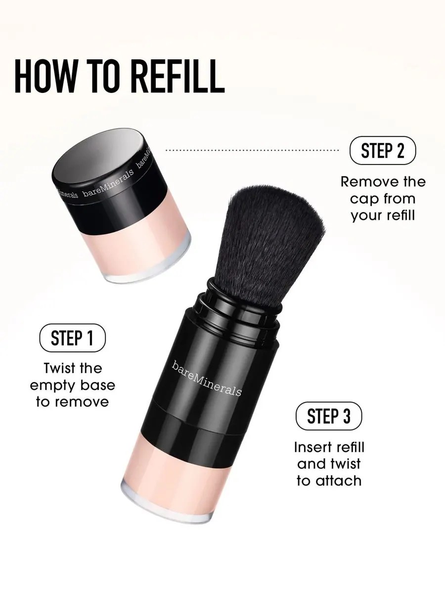 Сменный блок минеральной фиксирующей пудры Original Mineral Veil Setting Powder SPF 25 BareMinerals — изображение 10 из 10