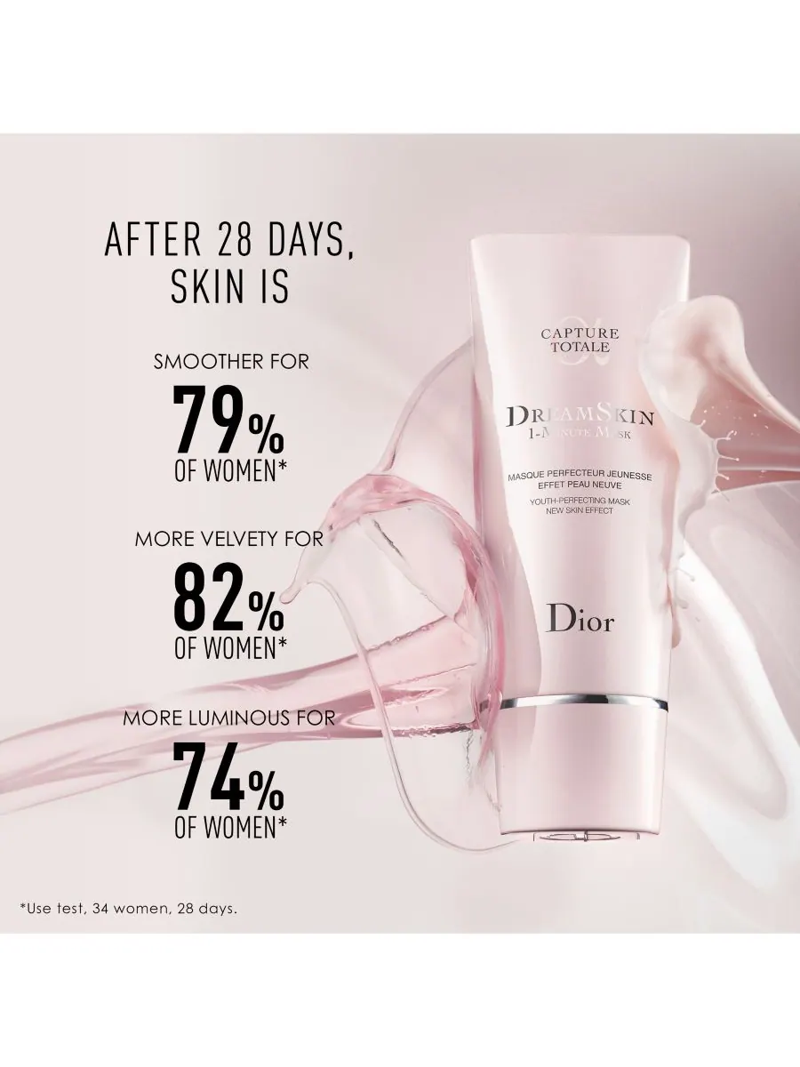 Маска для лица Dior — Capture Dreamskin - на 1 минуту - для омоложения - Новый эффект для кожи, 70 — изображение 5 из 5