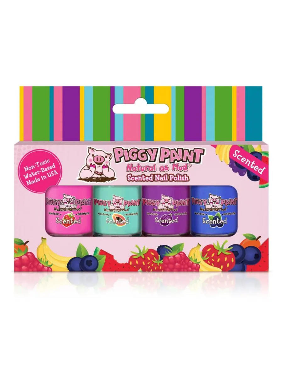 Набор нетоксичных лаков для ногтей «Ароматная фея» для детей Piggy Paint — изображение 5 из 5