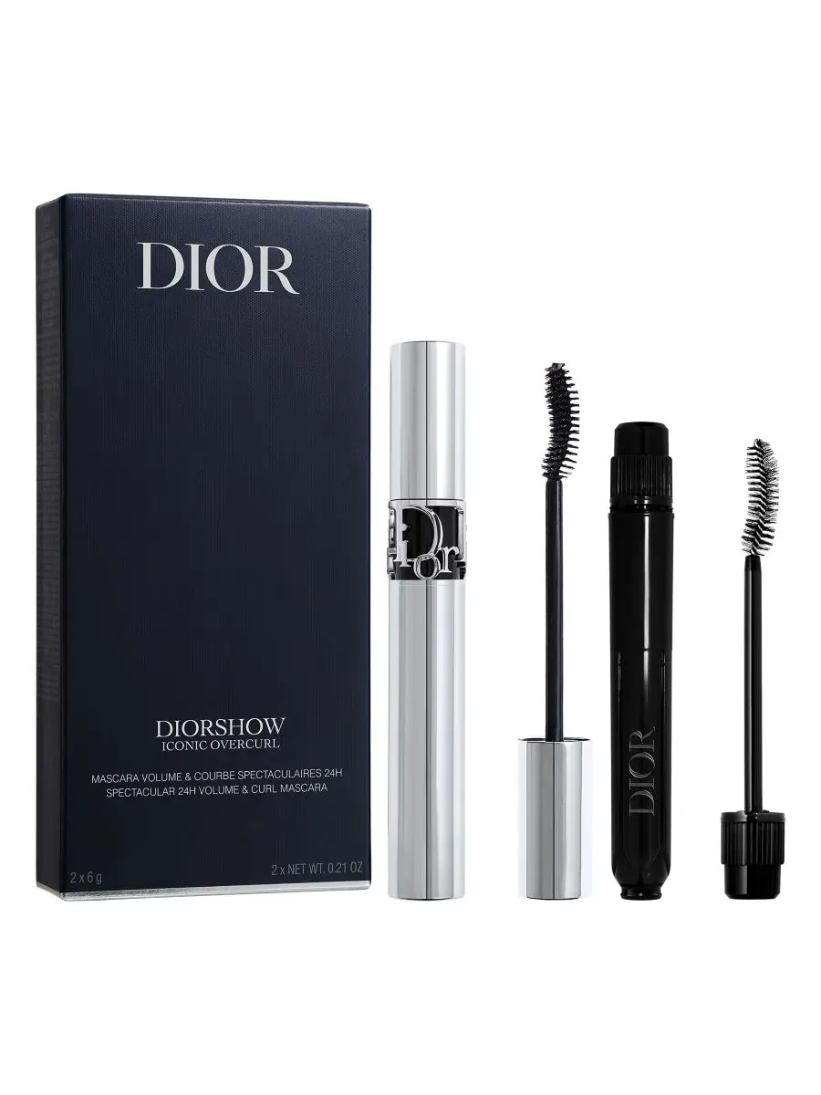 Набор из 2 предметов: тушь для ресниц Diorshow Iconic Overcurl и сменные блоки для туши DIOR