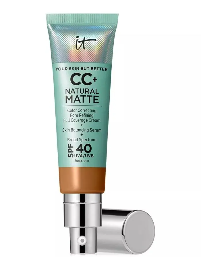 CC+ Крем-матовая основа SPF 40 It Cosmetics, цвет Rich Honey — изображение 1 из 8