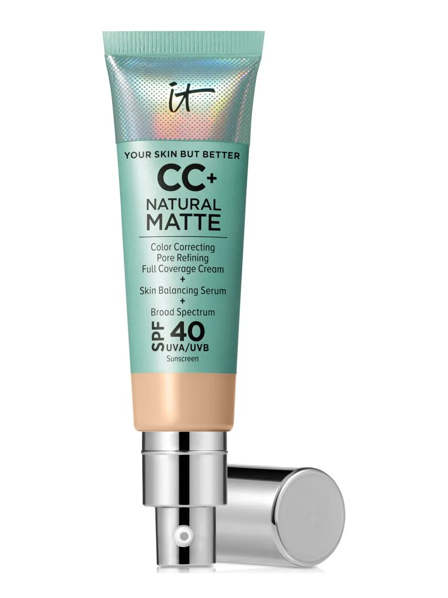 CC+ кремовая матирующая тональная основа SPF 40, оттенок Light — изображение 1 из 8
