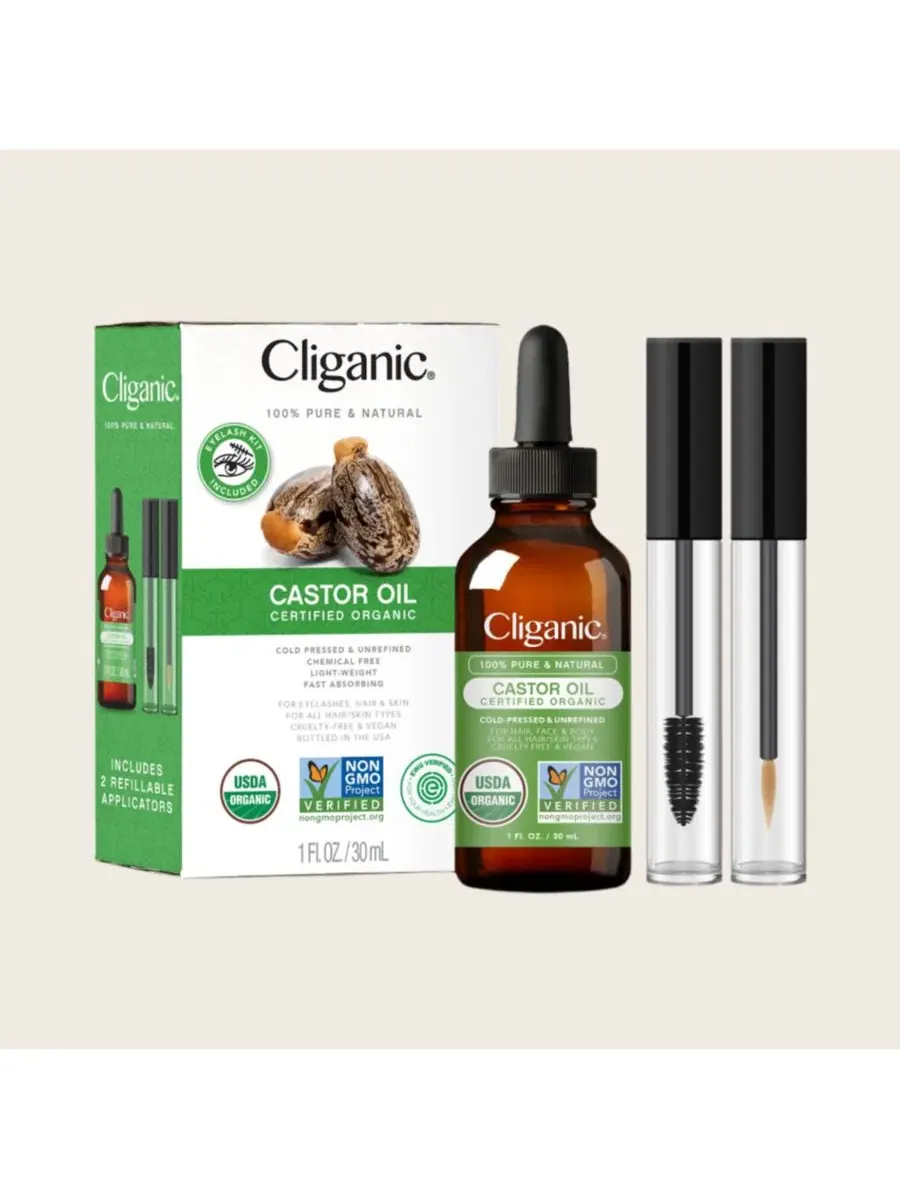 Органическое касторовое масло (28 г ) - 28 г Cliganic — изображение 2 из 3
