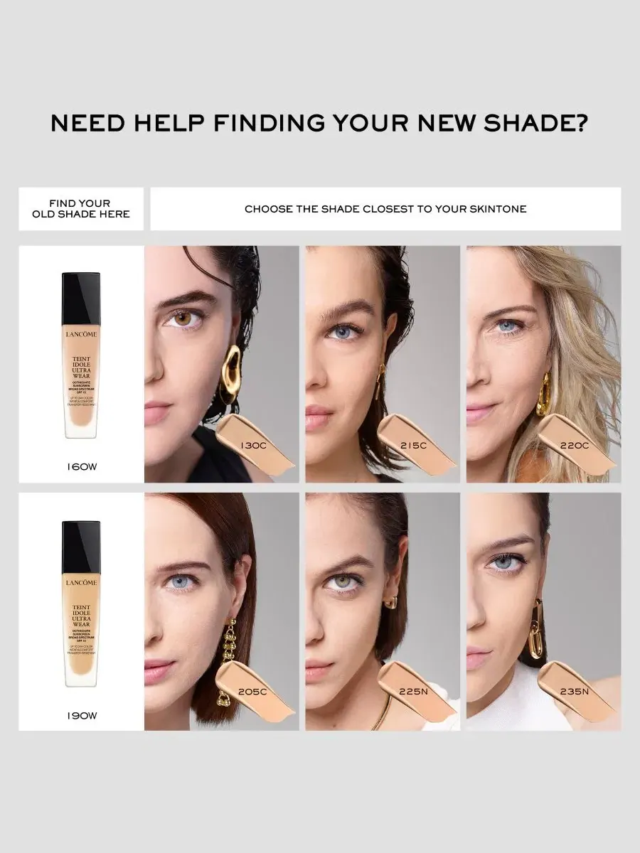 Коллекция тональных средств Teint Idole Ultra Lancome, 200n - light skin with neutral/peachy — изображение 9 из 9