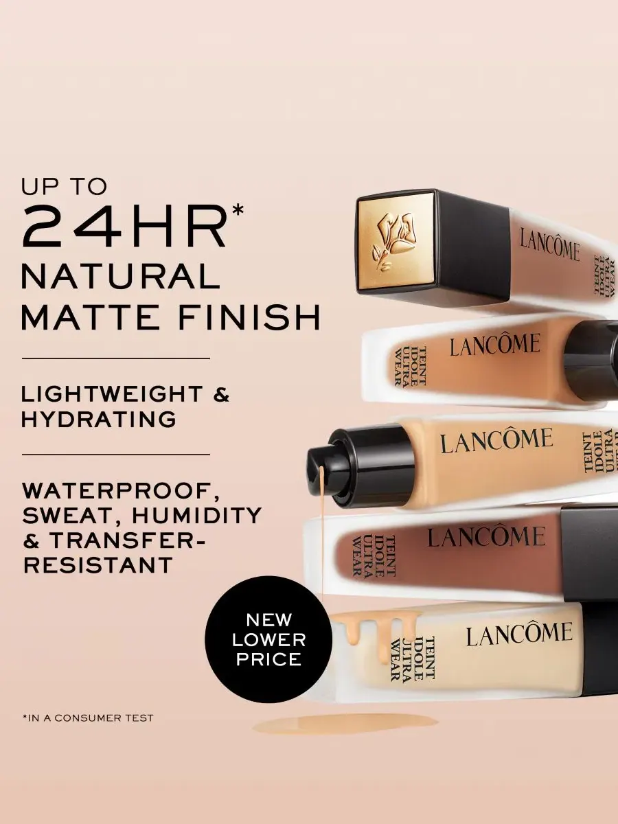 Коллекция тональных средств Teint Idole Ultra Lancome, 97n - fair skin with neutral/peachy — изображение 8 из 11