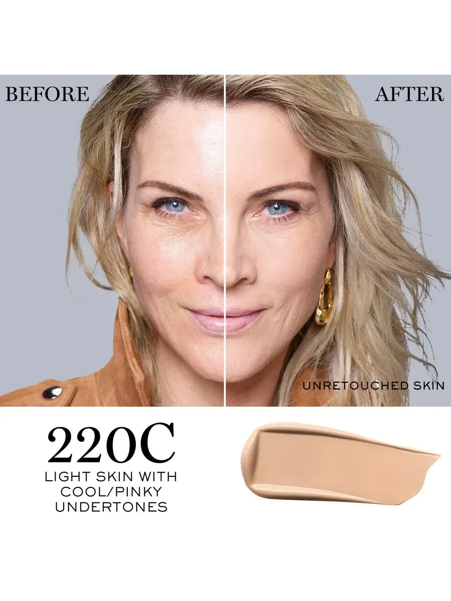 Коллекция тональных средств Teint Idole Ultra Lancome, 220c - light skin with cool/pinky undertones — изображение 2 из 9