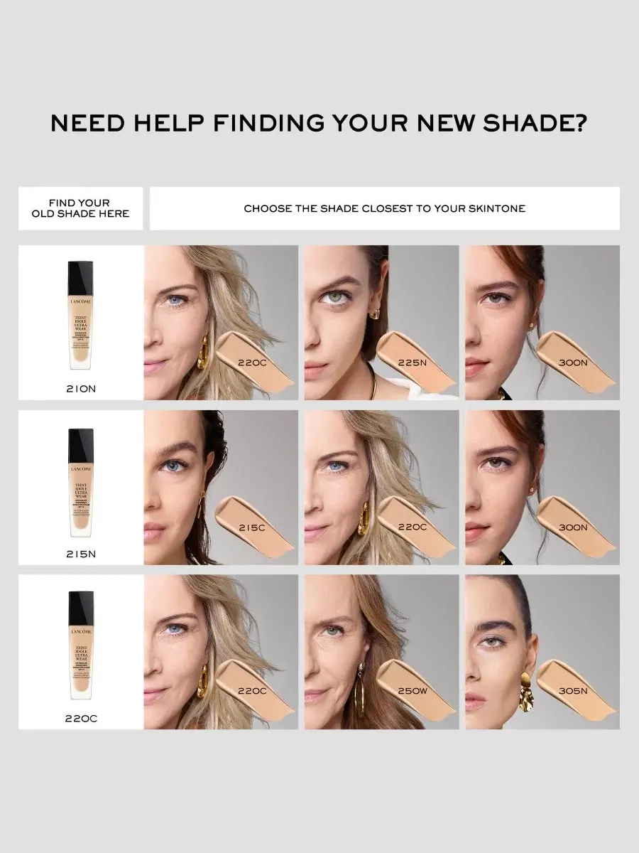 Коллекция тональных средств Teint Idole Ultra Lancome, 220c - light skin with cool/pinky undertones — изображение 8 из 9
