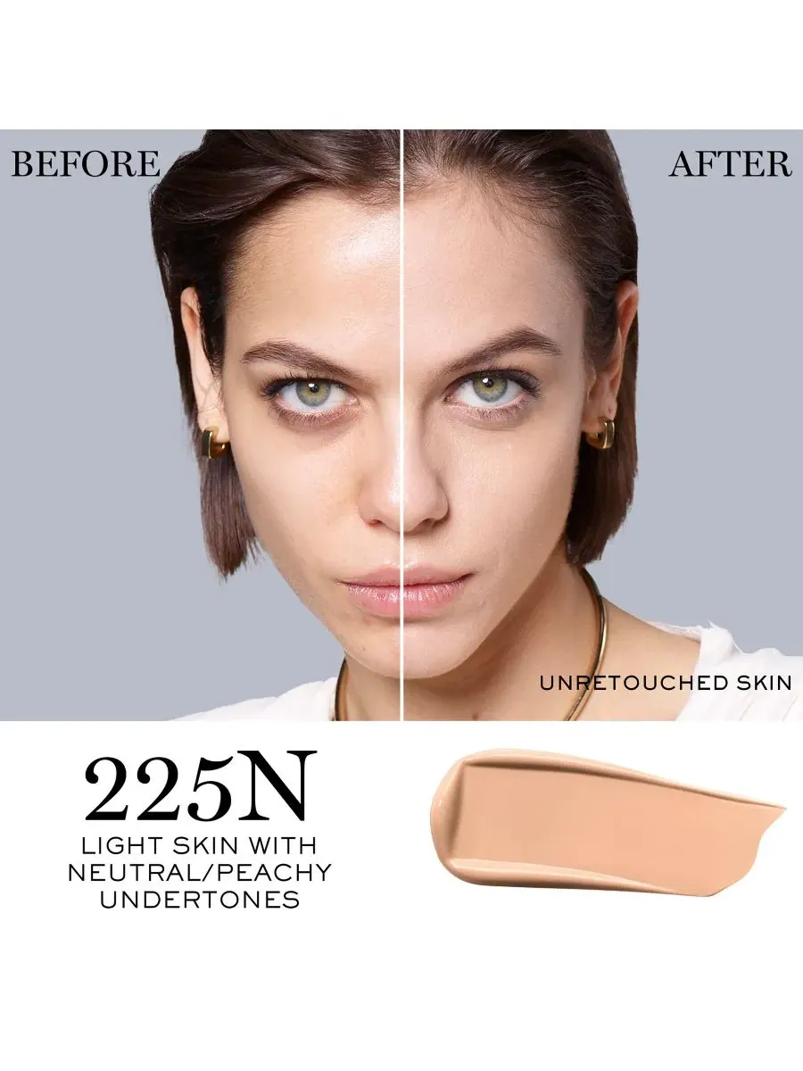 Коллекция тональных средств Teint Idole Ultra Lancome, 225n - light skin with neutral/peachy — изображение 2 из 9