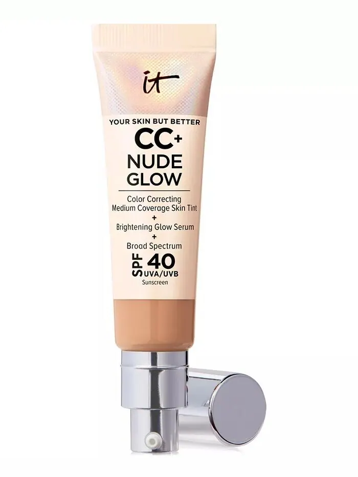 Легкая тональная основа CC+ Nude Glow + сыворотка для сияния SPF 40 It Cosmetics — изображение 1 из 6