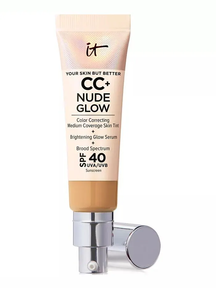 Легкая тональная основа CC+ Nude Glow + сыворотка для сияния SPF 40 It Cosmetics — изображение 1 из 6
