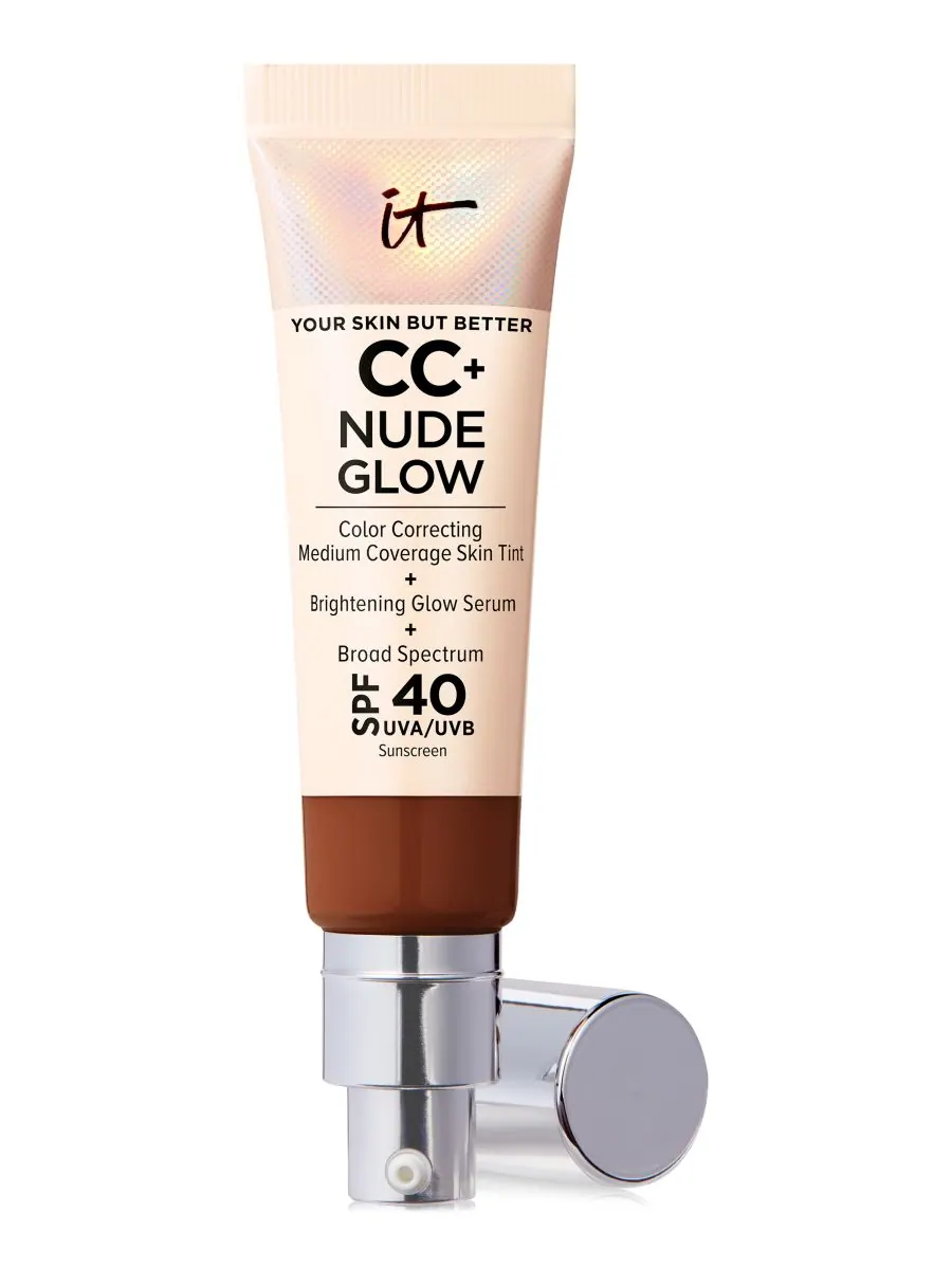 CC+ Nude Glow Lightweight Foundation + Glow Serum SPF 40 IT Cosmetics — изображение 1 из 8