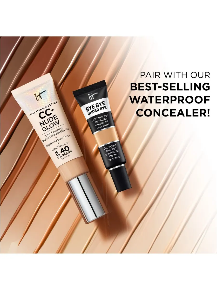 CC+ Nude Glow Lightweight Foundation + Glow Serum SPF 40 IT Cosmetics — изображение 7 из 8