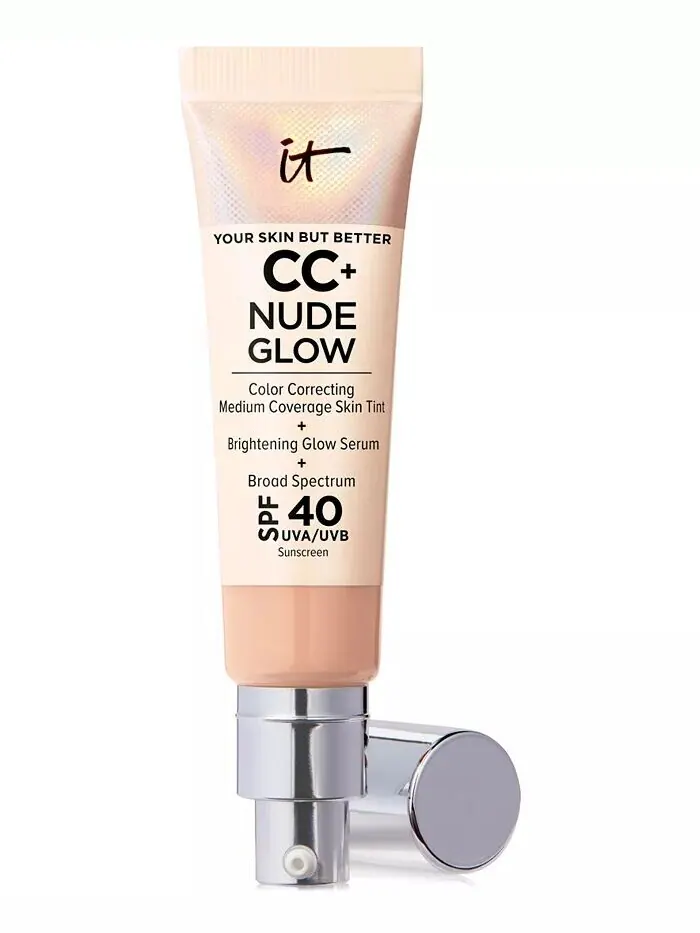 Легкая тональная основа CC+ Nude Glow + сыворотка для сияния SPF 40 It Cosmetics — изображение 1 из 6