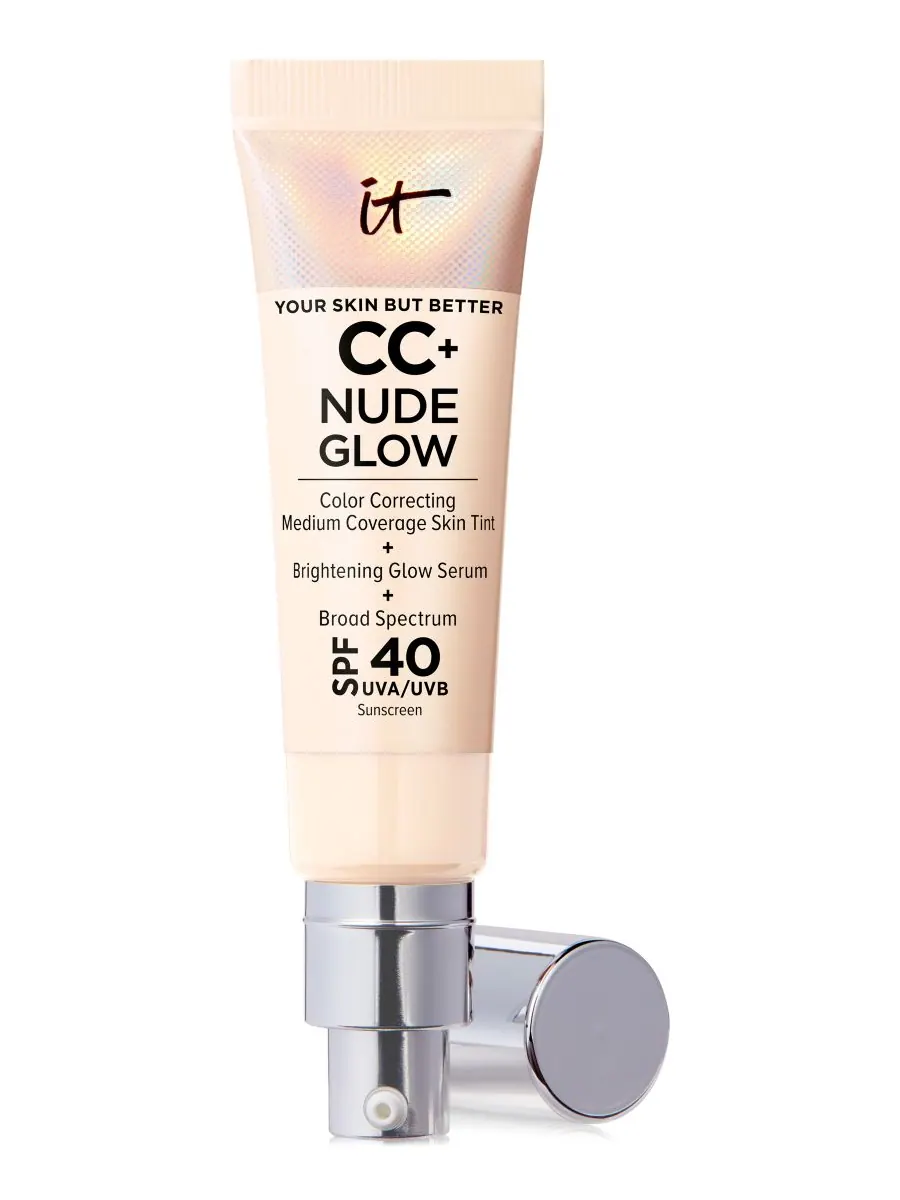 CC+ Nude Glow Lightweight Foundation + Glow Serum SPF 40 IT Cosmetics, цвет fair — изображение 1 из 6