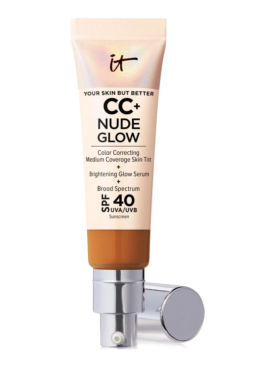 CC+ Nude Glow Lightweight Foundation + Glow Serum SPF 40 IT Cosmetics, цвет rich — изображение 1 из 6