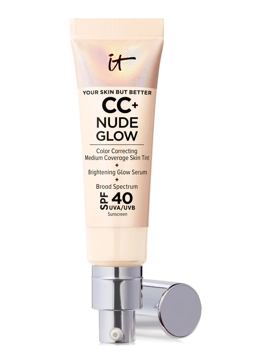 CC+ Nude Glow Lightweight Foundation + Glow Serum SPF 40 IT Cosmetics — изображение 1 из 6