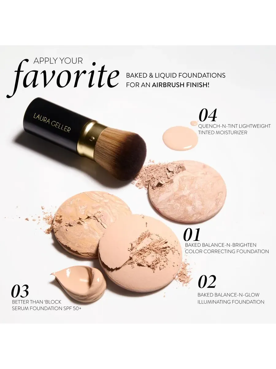 Laura Geller Beauty Выдвижная кисть для аэрографа Кабуки — изображение 8 из 10