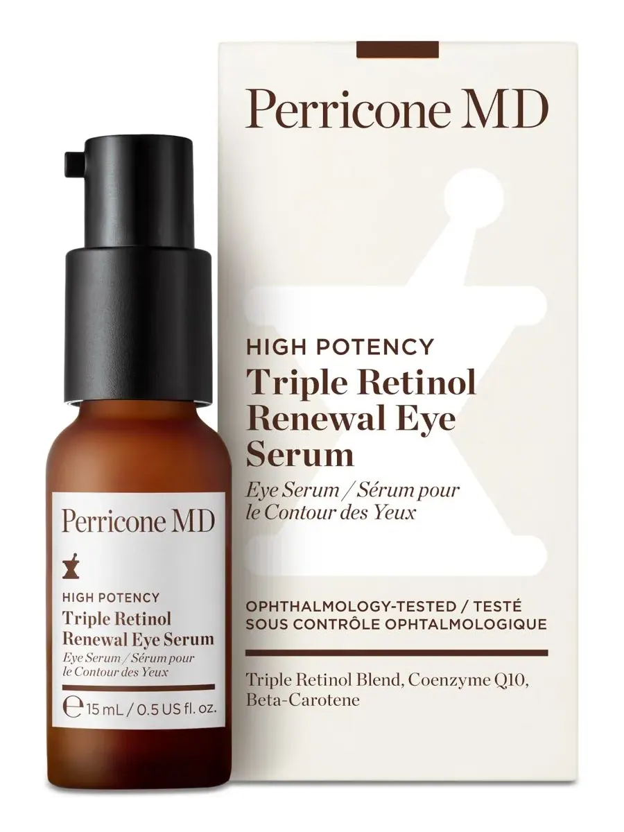 Perricone MD Высокоэффективная сыворотка для обновления кожи вокруг глаз с тройным ретинолом, 0,5 — изображение 2 из 3