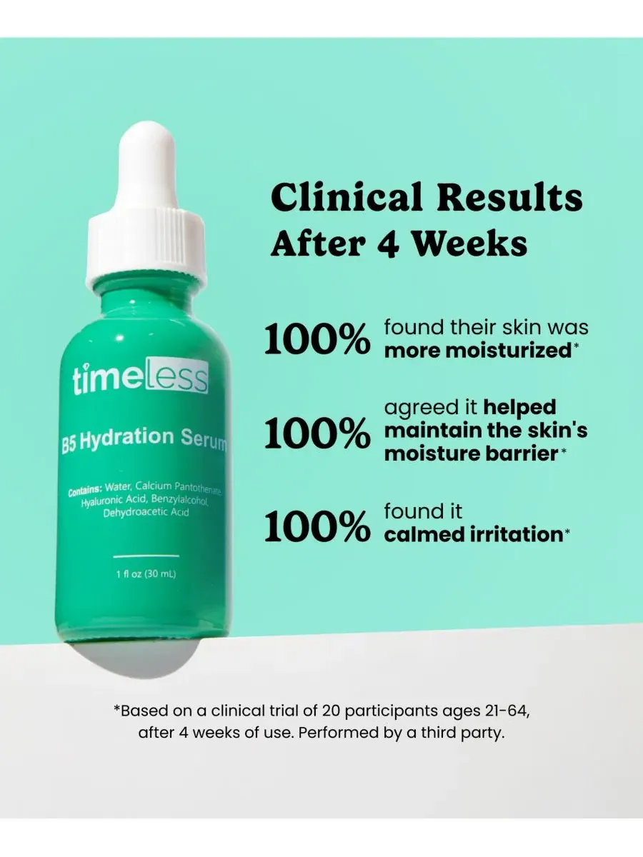 Сыворотка Timeless Skin Care — Увлажняющая с витамином B5, 30 мл — изображение 4 из 7