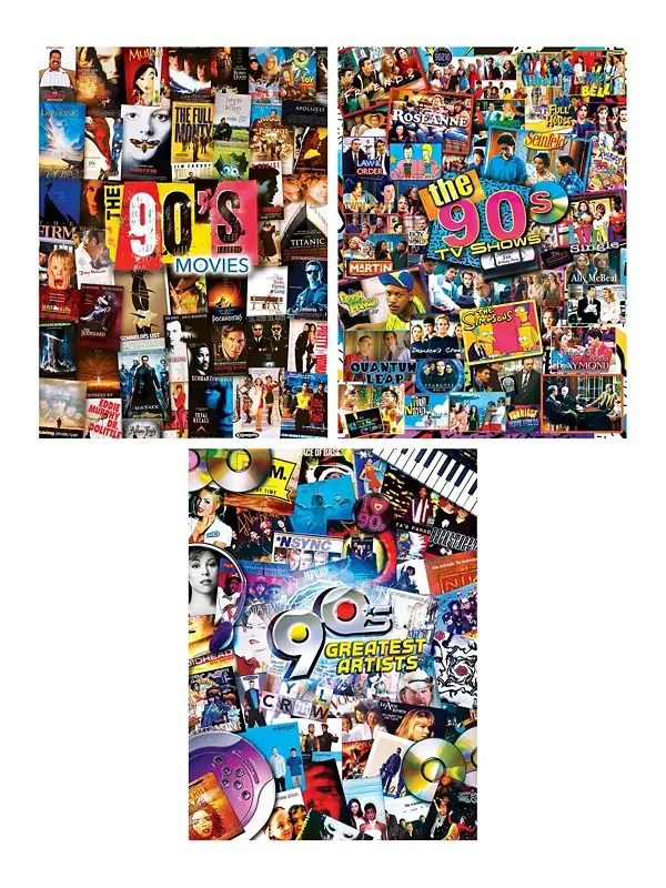 Пазлы 90-х годов из 500 деталей, набор из 3 штук Masterpieces Puzzles — изображение 3 из 3