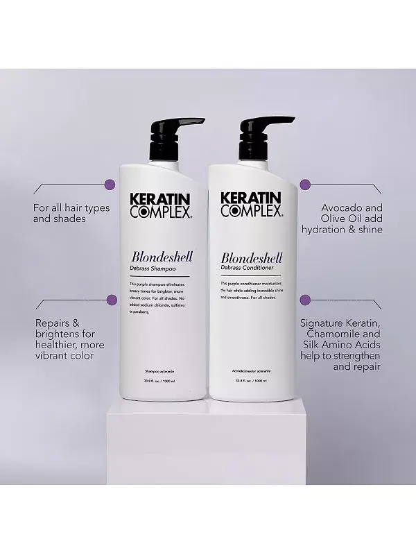 Кондиционер Blondeshell Debrass, 33, 8 унции. Keratin Complex — изображение 2 из 4