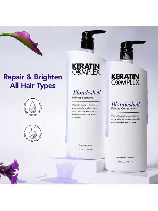 Кондиционер Blondeshell Debrass, 33, 8 унции. Keratin Complex — изображение 4 из 4