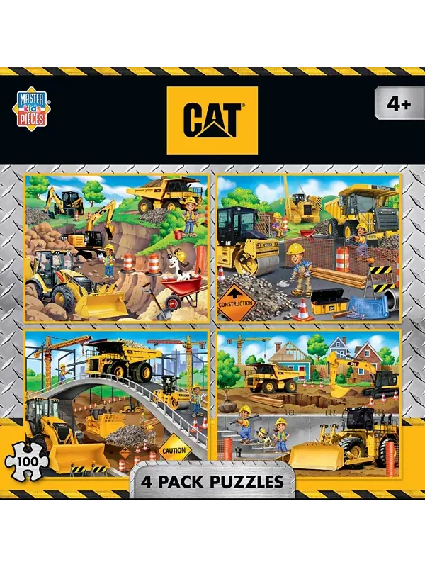 Набор пазлов Masterpieces kids из 4 предметов - гусеница, 100 элементов Masterpieces Puzzles — изображение 1 из 3
