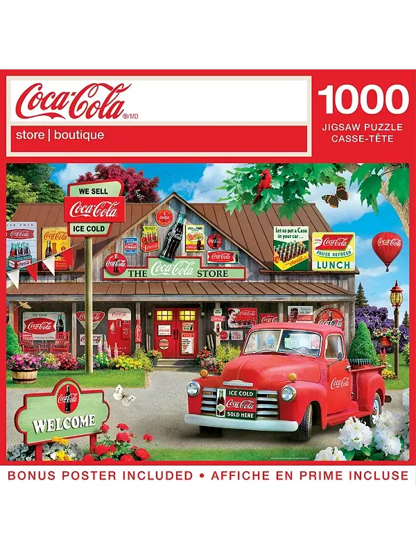 Шедевры кока-колы - магазин пазлов из 1000 деталей для взрослых Masterpieces Puzzles — изображение 1 из 3