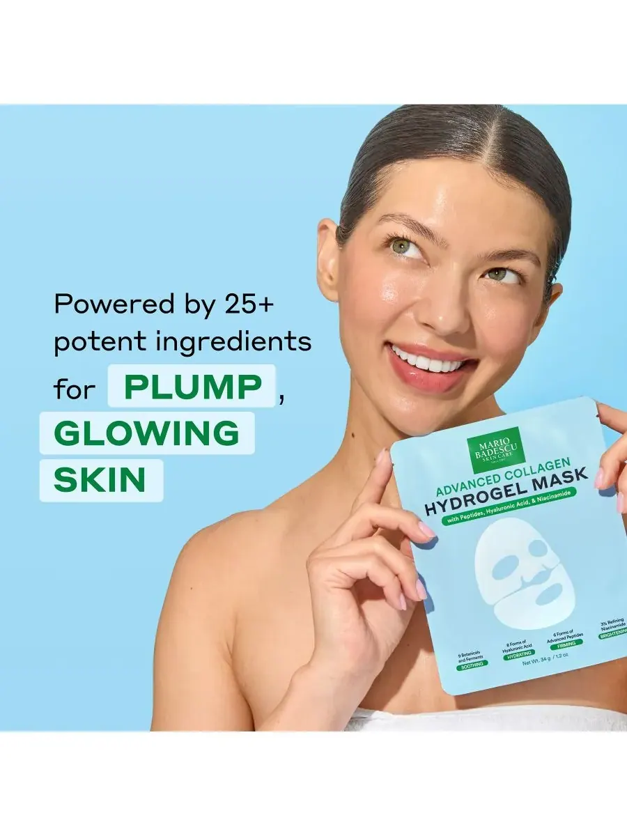 Mario Badescu Набор из 3 усовершенствованных коллагеновых масок для лица — изображение 2 из 8