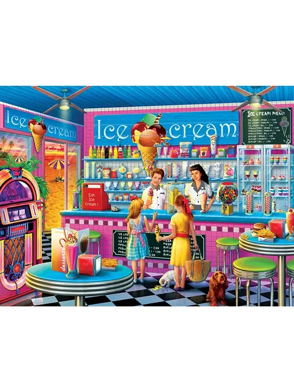 Шедевры лавочников - Кафе-мороженое Анны, пазл из 750 деталей Masterpieces Puzzles — изображение 3 из 3