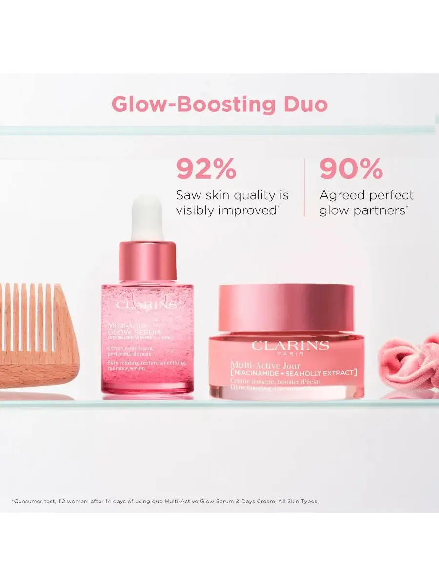 Сыворотка Clarins — Многофункциональная осветляющая для сияния кожи, 28 г — изображение 10 из 10