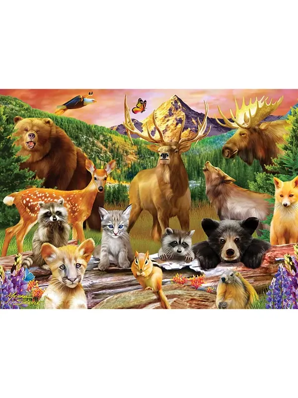 Шедевры дикой природы национальных парков - пазл из 100 деталей Masterpieces Puzzles — изображение 2 из 3