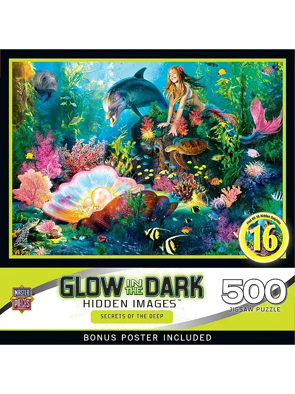 Шедевры скрытых изображений секреты глубины пазла из 500 деталей Masterpieces Puzzles — изображение 1 из 3