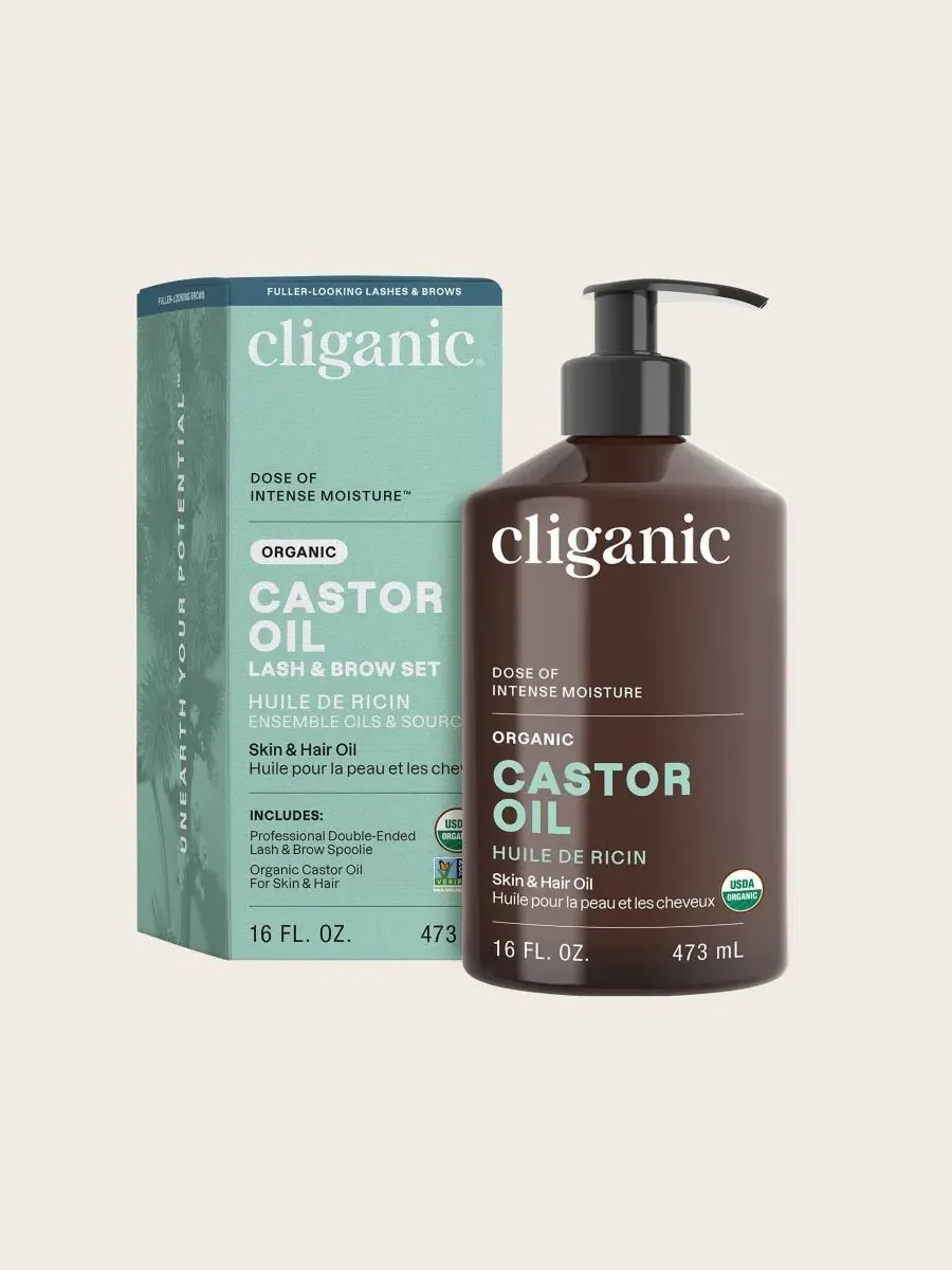 Cliganic Органическое касторовое масло - 450 мл — мульти