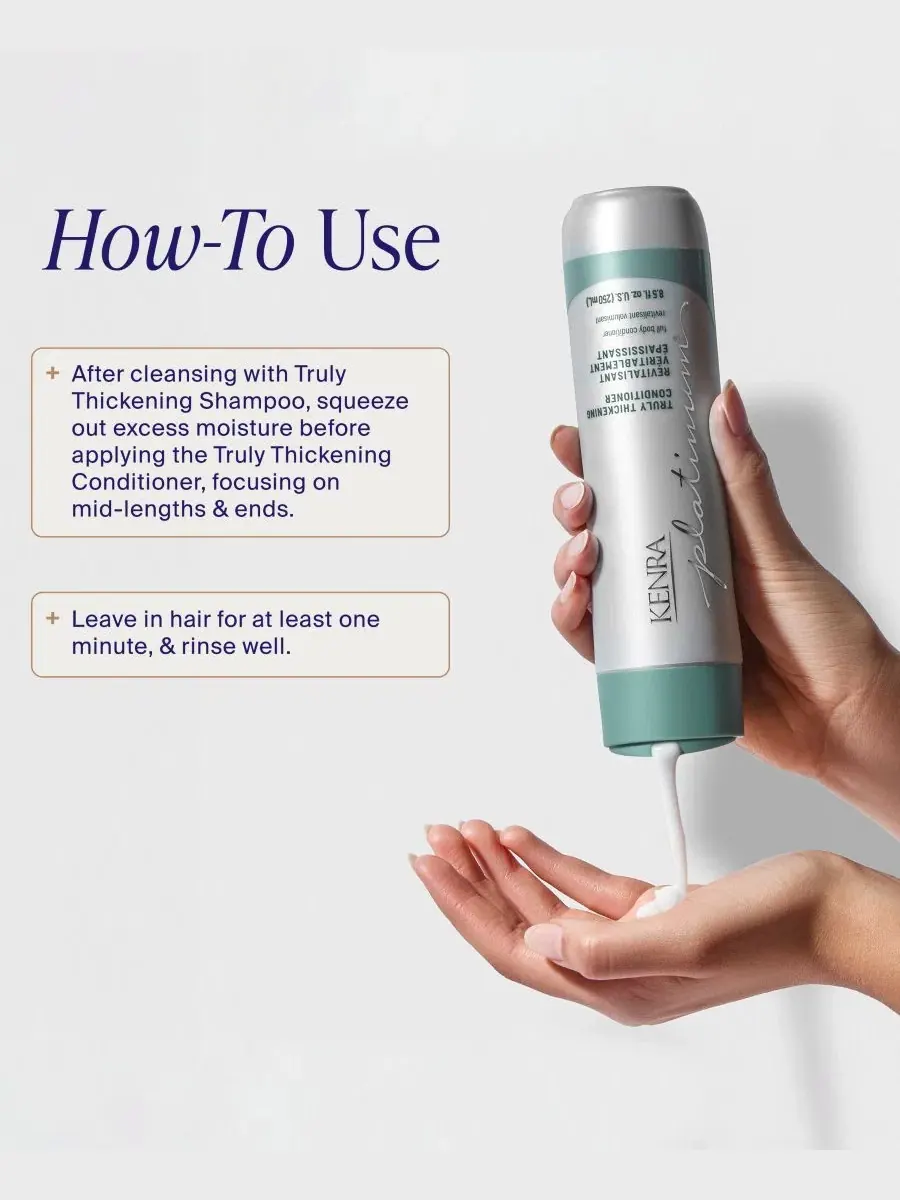 Кондиционер для волос Platinum Truly Thickening Conditioner, 958 г Kenra Professional — изображение 7 из 10
