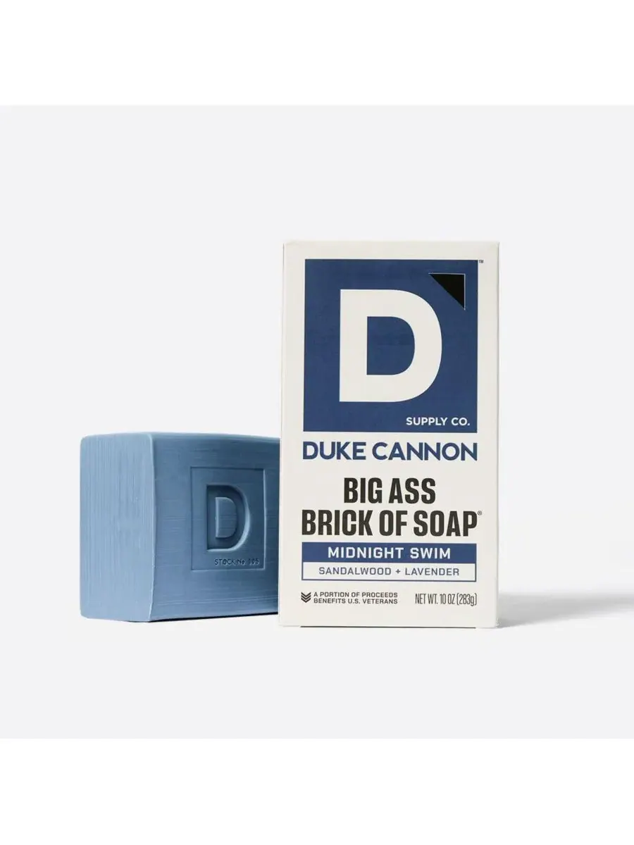 Мыло американского производства Duke Cannon Supply Co — синий