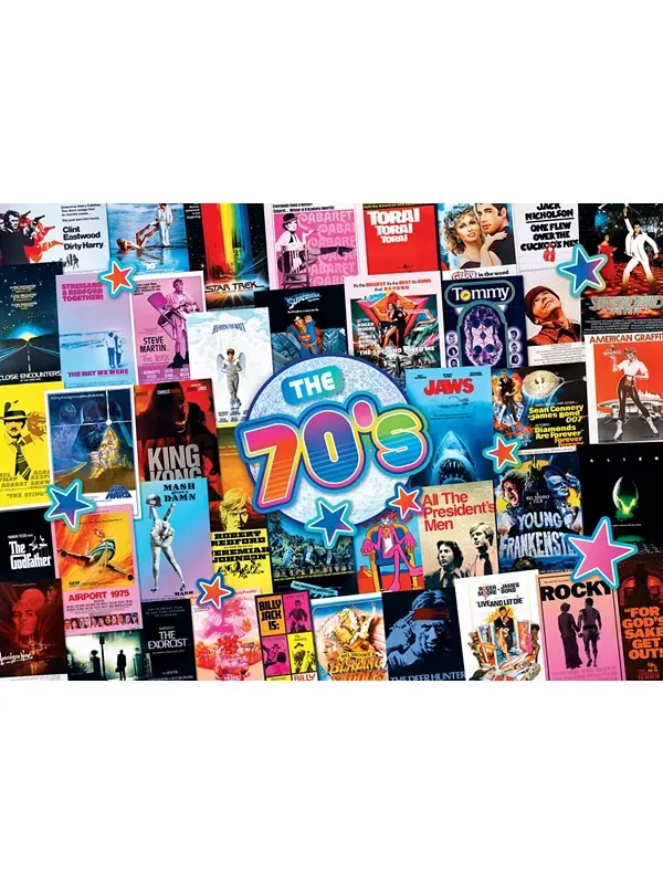 Шедевры блокбастеров 70-х годов. Пазл из 1000 деталей для взрослых. Masterpieces Puzzles — изображение 2 из 3
