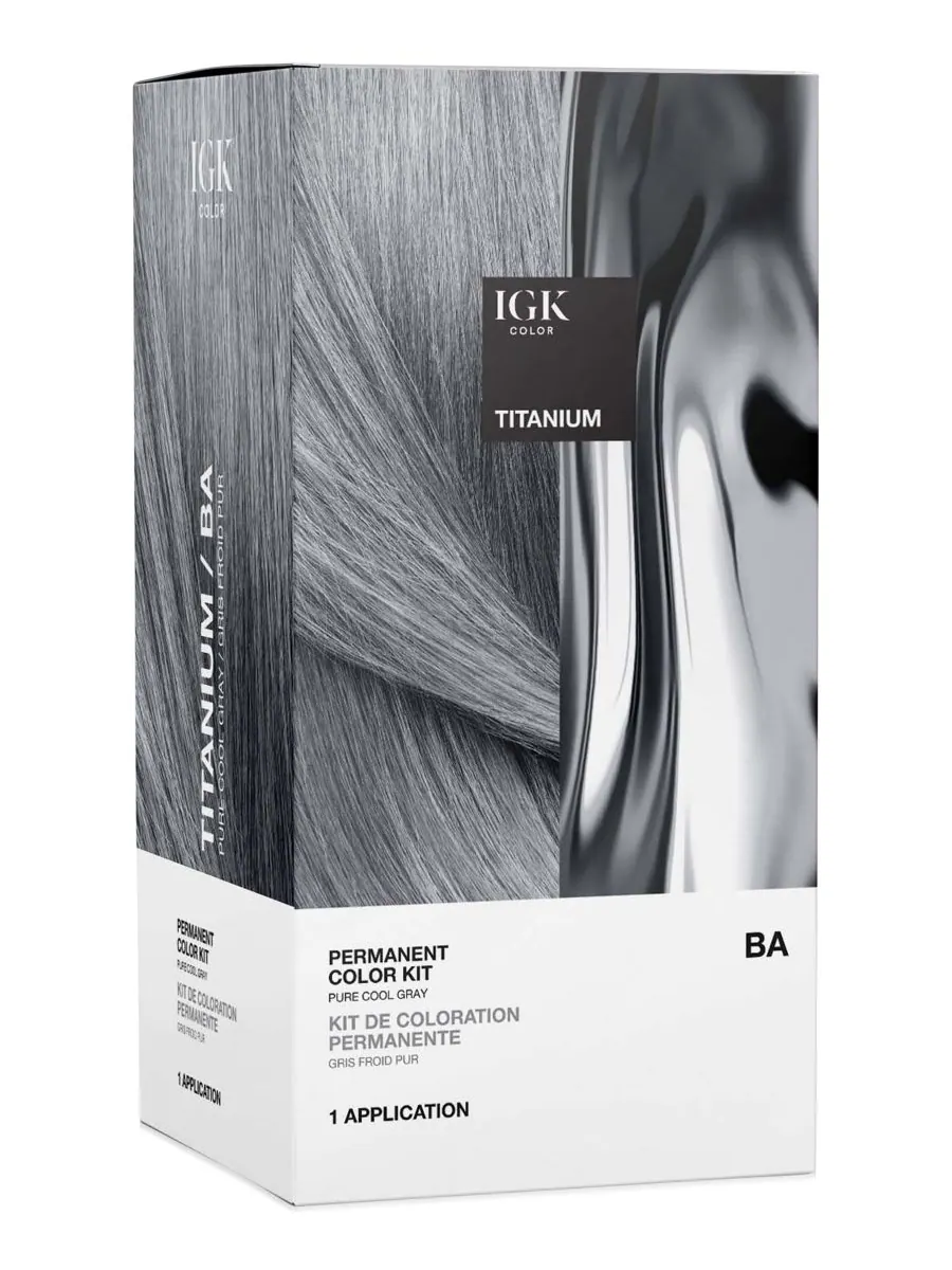 Набор из 6 стойких красок для волос IGK Hair — серебристый
