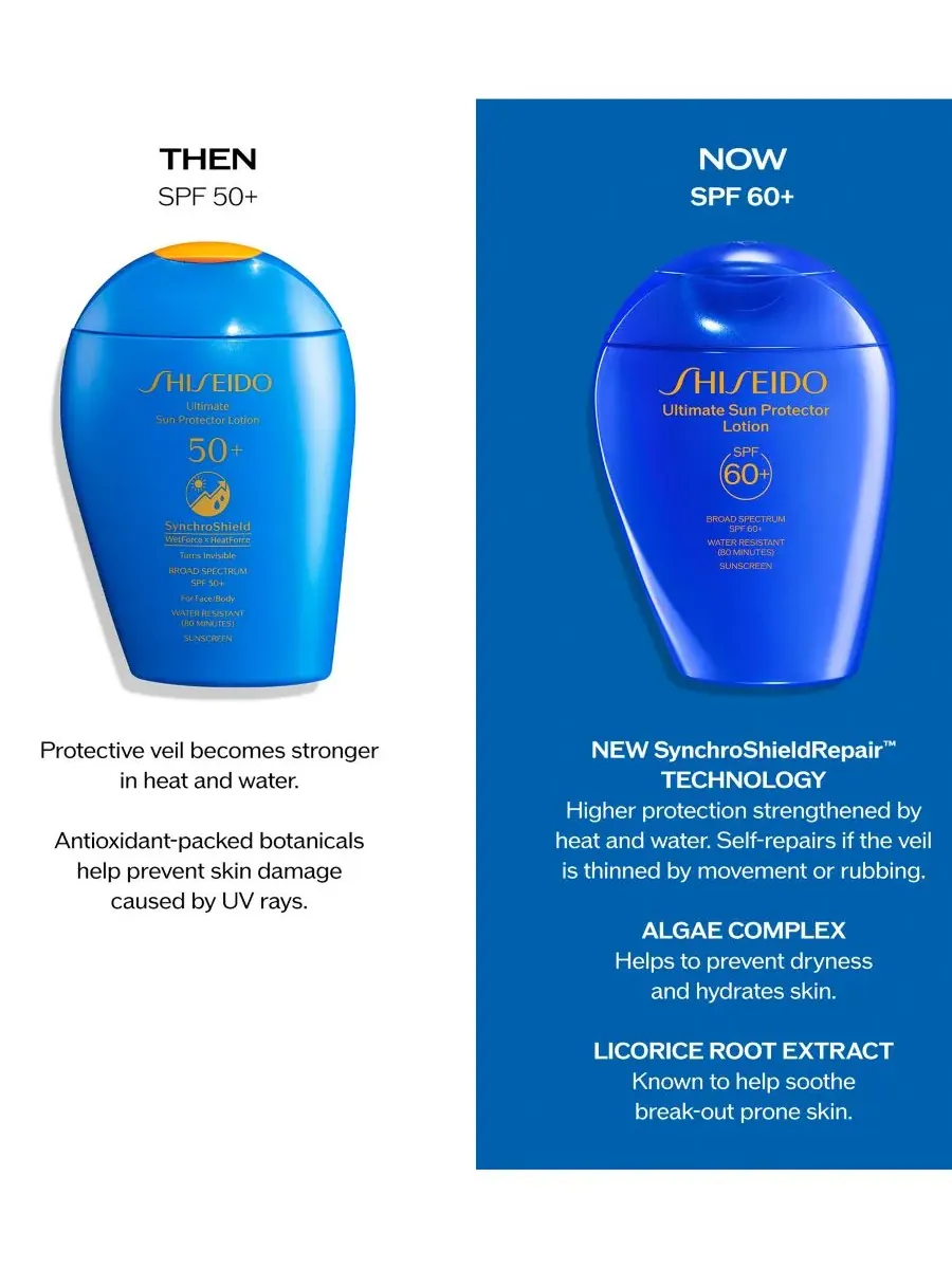 Shiseido Солнцезащитный лосьон Ultimate Sun Protector SPF 60+, 47 г — изображение 4 из 8