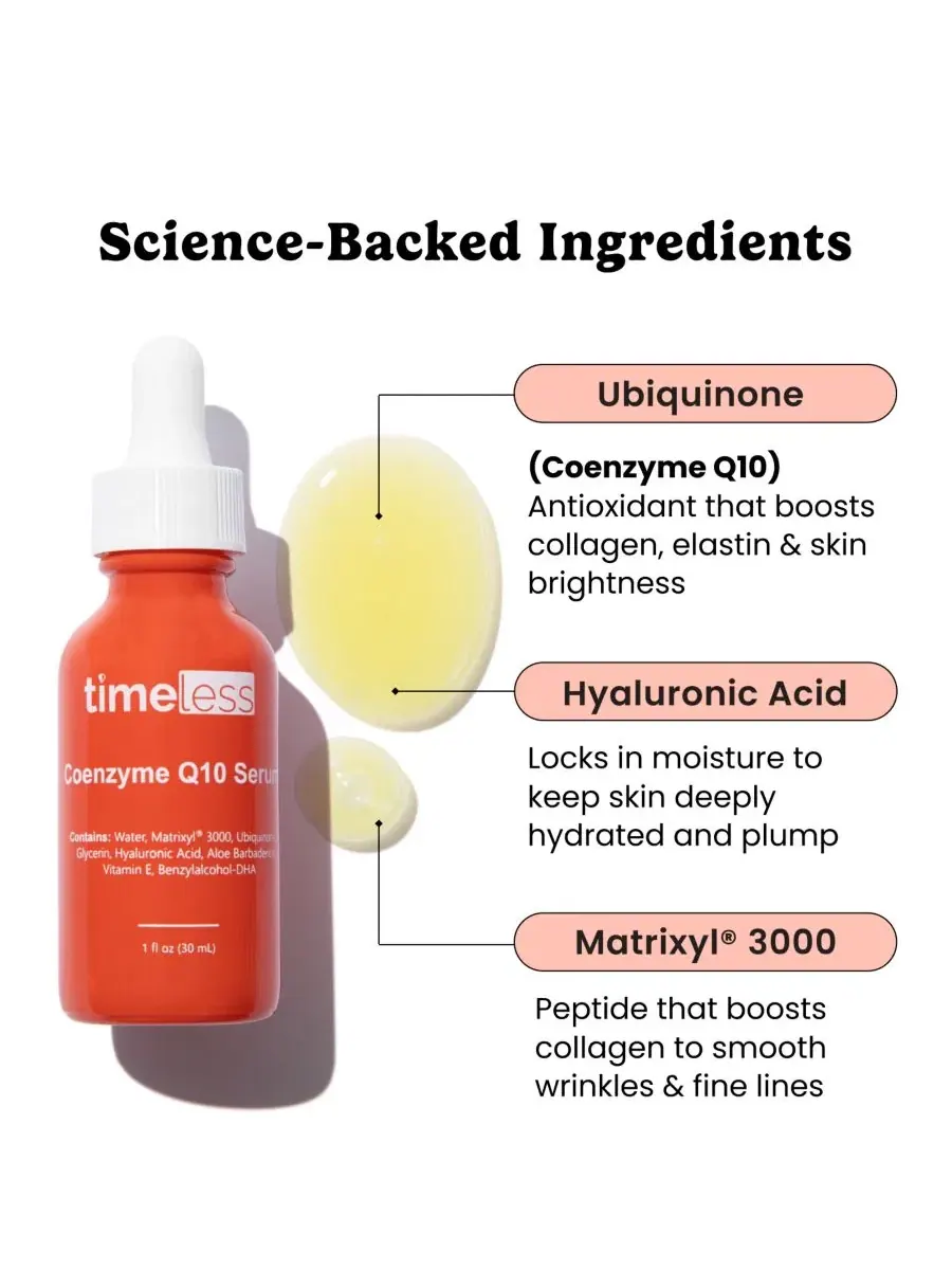 Сыворотка Timeless Skin Care — С коэнзимом Q10 и пептидами — изображение 2 из 7